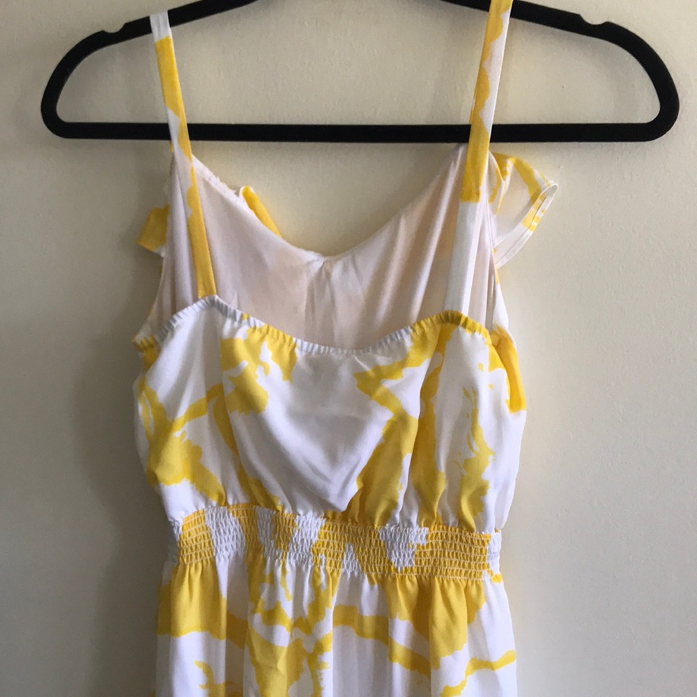 LOFT Maxi Yellow Floral Dress - Picture 3 of 4